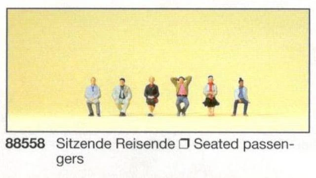 Z - Preiser - ref.88558 - Viajeros sentados - Imagen 1 de 1