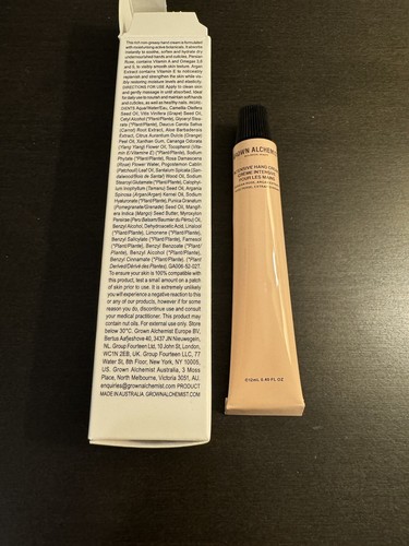 Grown Alchemist Intensive Hand Cream .4 oz 12 ml Travel Size NIB - Picture 3 of 5