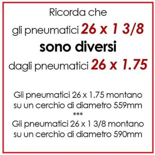 2 COPERTONI 26 X 1.75 Slick Stradali + CAMERE PNEUMATICI x CITY BIKE BICI MTB 26 - Bild 3 von 7