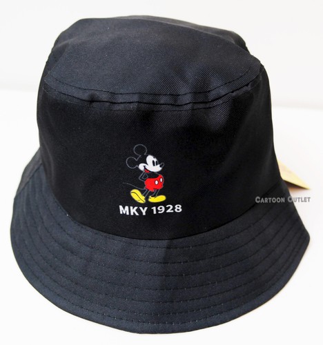 Disney Mickey Mouse Logo Bucket Hat Kids Sun Protection Pool Fishing Beach Hat - Picture 2 of 8