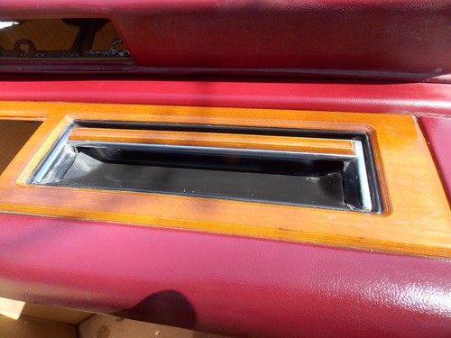1989 CADILLAC FLEETWOOD fwd Rear Left Door Interior Trim Panel REAL WOOD - Foto 5 di 7
