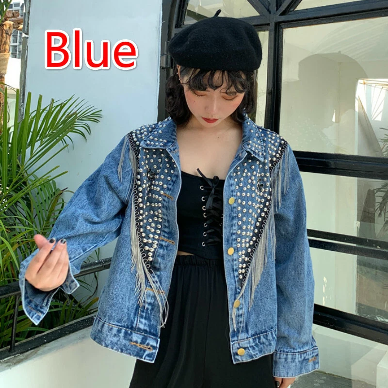Short oversized sale denim jacket