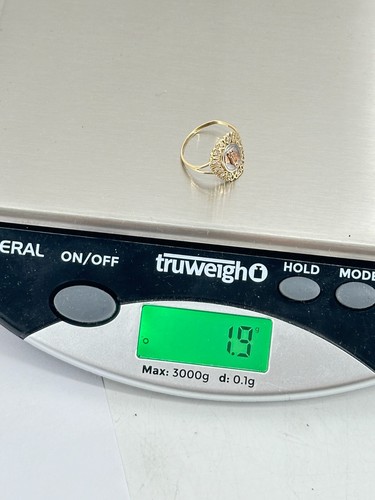 14KT Multi-Tone Gold St Mary Ring Size 7 1.9g - Picture 7 of 8