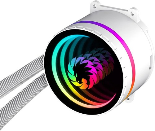 GameMax Iceburg 120mm White Liquid CPU Cooler ARGB AM5, AM4, LGA 1700 1200 - Picture 3 of 14