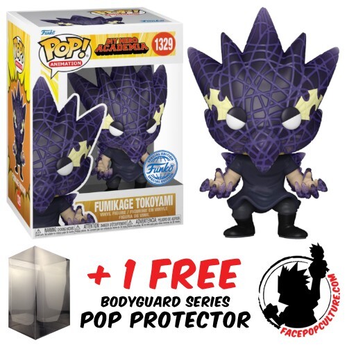 FUNKO POP VINILO MY HERO ACADEMIA FUMIKAGE TOKOYAMI NEGRO ABISMO #1329 EXCLUSIVO - Imagen 1 de 1