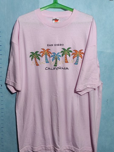 California Mens Graphic T-Shirt T Shirt Tee Size XL Pink, ALSTYLE - Picture 1 of 10