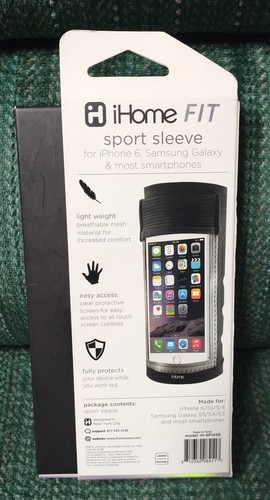 iHome | Sport Sleeve Large/XL Armband for iPhone 6 - Black - Picture 2 of 5