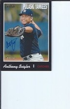 Anthony Seigler 2019 Topps Heritage Minors Black Parallel Autograph