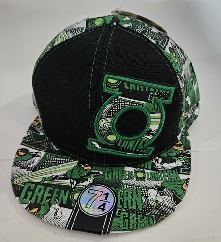 The Green Lantern Fitted Size 7 1/4 Hat Cap NWT Official DC Comics  Brand New  - Picture 1 of 12