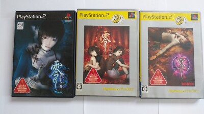 FATAL FRAME Zero 123 set Japanese version Sony Playstation 2 confirmed to work
