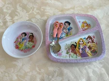 Snow White Plate and Bowl
