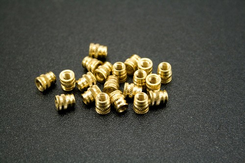 Juego de insertos térmicos roscados de metal de latón largo 20x 6-32 para impresión 3D de plástico EE. UU. - Imagen 8 de 8