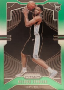 2019-20 Panini Prizm Basketball Base #273: Keldon Johnson Panini Prizm Green