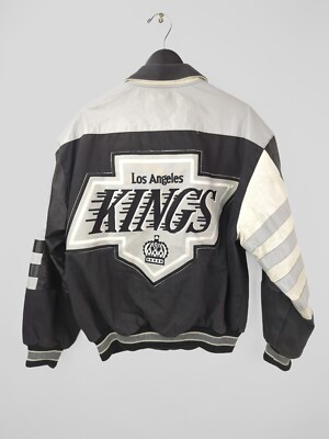 VTG 1990s JEFF HAMILTON x LOS ANGELES KINGS Mens Sz L Jacket