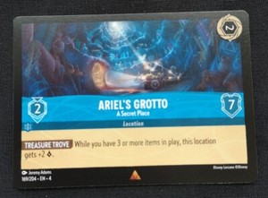 Ariel's Grotto - A Secret Place - Disney Lorcana - NM Unplayed - EN - 169