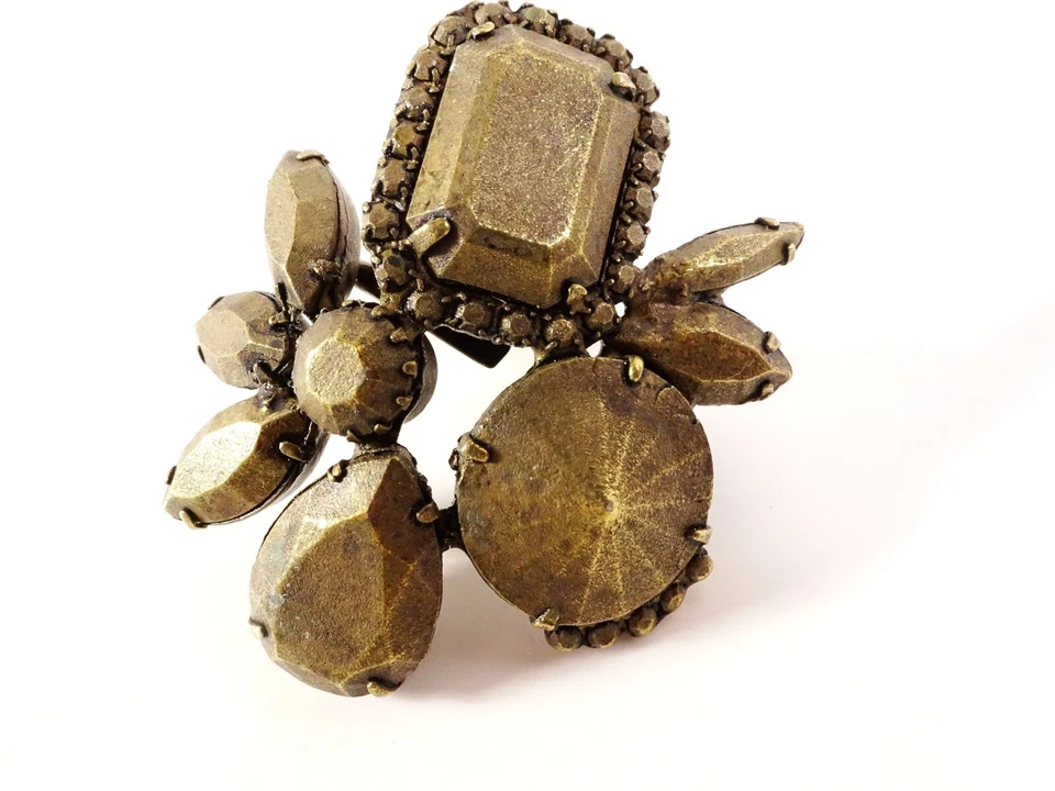 Anillo JOOMI LIM para mujer bonito bisutería talla 8 nuevo sin etiquetas 188 latón Foto 2 de 4