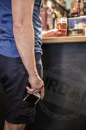 THE PUB CRAWLER - braune Freizeit-Radshorts für Herren - Bild 5 von 8