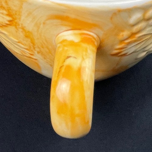 Tabletops Unlimited Fruit De Blanc Ceramic Jumbo Cup Mug 1996 Yellow White EXC - Bild 6 von 7