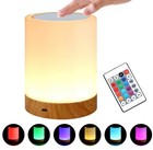 USB Rechargeable Night Light Touch Sensor LED Bedside Desk Table Lamp Dimmable