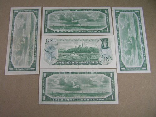 Canada Lot of 28 Banknotes $108 FV George VI & QEII $20, $10 $5, $2, $1 - Picture 11 of 12