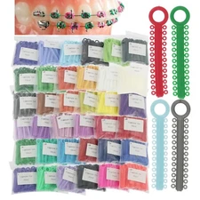 1040 Orthodontic Ligature Ties Dental Elastic Rubber Bands Ligaduras Ortodoncia