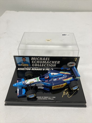 Benetton Renault B195/2 Michael Schumacher #1 GP France 1995 1/43 Minichamps - Picture 1 of 21