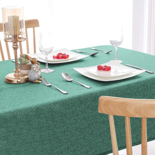 Jute Stoff Tischdecke Hitzebeständige Quadratische Tischdecke 40 x 40 cm - Bild 29 von 73