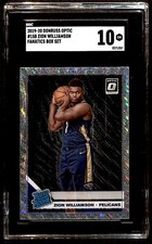 2019-20 Donruss Optic Rated Rookies Fanatics Box Set Zion Williamson SGC 10 ES6