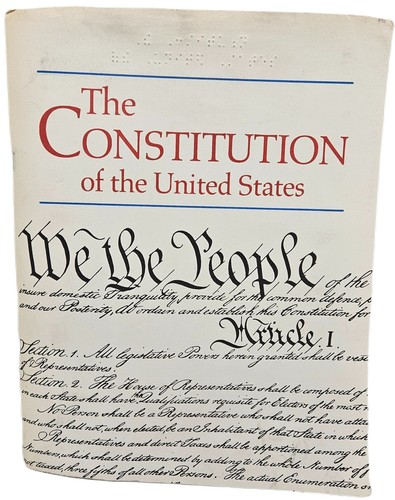 THE CONSTITUTION OF THE UNITED STATES Bicentennial BRAILLE EDITION - 第 1/7 張圖片