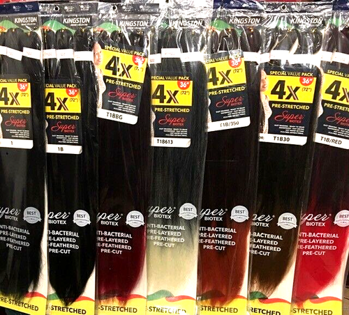 EZ Spectra Braiding  Hair 4X Pre-Stretched Super Biotic 72"  Choose - Bild 20 von 33