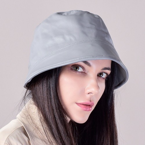 Mujeres Cuero Genuino Piel de Oveja Gorro Sombreros Ruso Cálido Oreja Gorra Ushanka - Imagen 11 de 14
