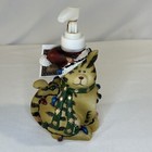 NWT Laurie Korsgaden Christmas Cat Pump Soap Dispenser