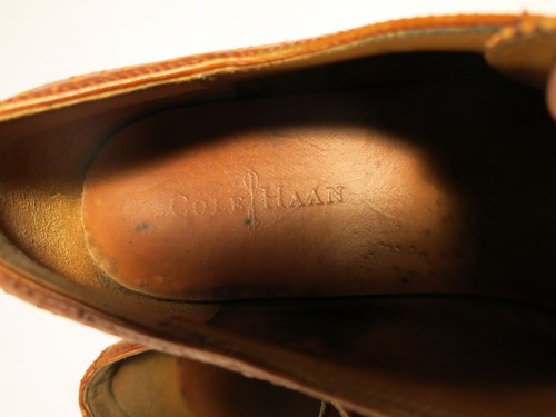Cole Haan Men's 11 M Lunargrand Wingtip Oxfords Brown Leather - Picture 10 of 11