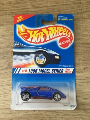 Vintage 1995 Hot Wheels Model Series #1 of 12 Cars, #1 Speed