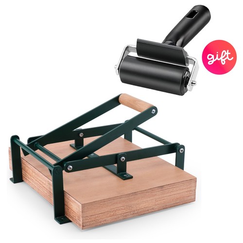 Machine de presse à main d'impression Linogut découpes blocs de linoléum pour gravure - Photo 34 sur 49