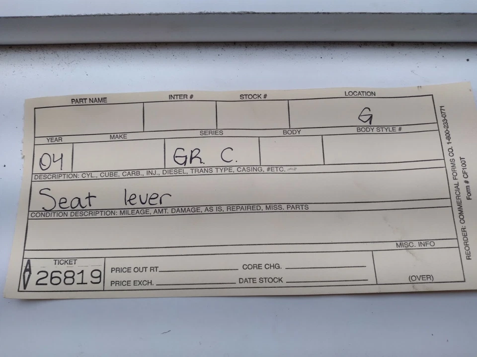 Dodge Grand Caravan 2000-2007 mango de palanca OEM Foto 3 de 3