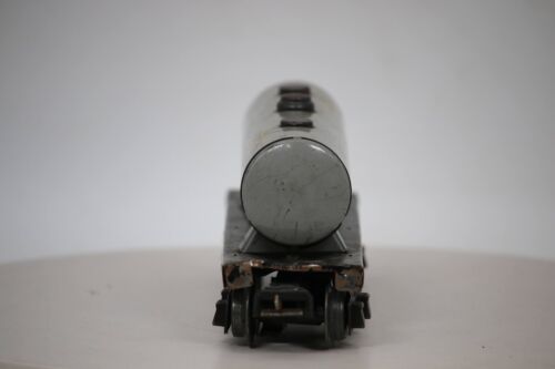 1933-42 VINTAGE PREWAR LIONEL O GAUGE S.U.N.X #2680 SILVER SUNOCO TANKCAR - Picture 4 of 5