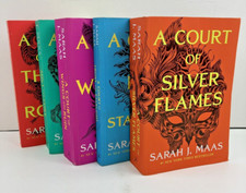 A Court of Thorns and Roses Complete Series by Sarah J. Maas, 5 Books, paperback