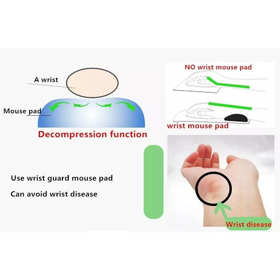 3D Mouse pad Oppai Mousepad with Wrist Rest Pain Relief Anime pad Jinx - Image 4 of 4