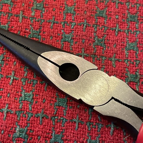 NEW MAC TOOLS P6LNC 6 1/2" LONG NOSE PLIERS W/CUTTER NOS - Picture 7 of 9