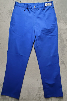 Workrite FR 2112 Pants Mens 35x34 Blue Slacks Flame Resistant Indura HRC 2 wr3a