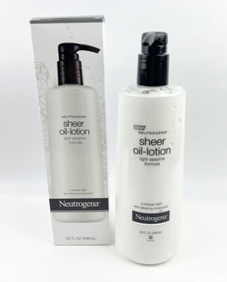 Neutrogena Body Sheer Oil Lotion For Dry Skin Light Sesame