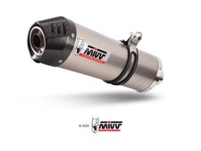 Mivv Scarico per BMW F 800 S / ST 2006 > 2012 OVAL TITANIUM with carbon cap