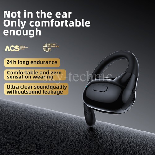 Wireless Bluetooth Headset Mobile Phone Hands Free Earpiece for Samsung iPhone - Bild 17 von 27