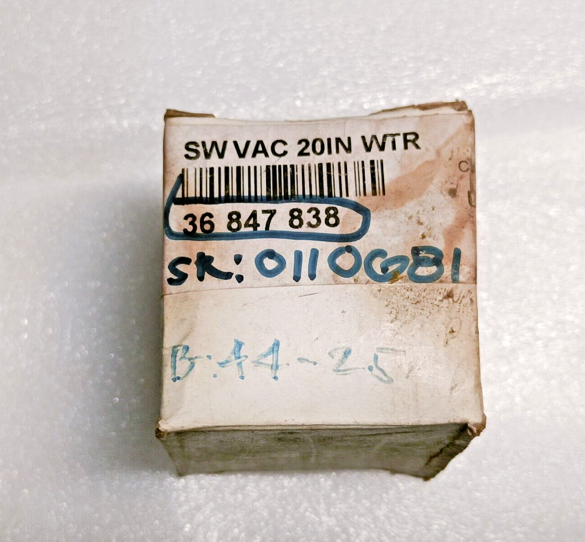 36847838 DOOSAN / INGERSOLL RAND SWITCH VAC 20
