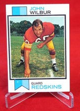 John Wilbur TOPPS Football Card 1973 #196 NFL EX-NM