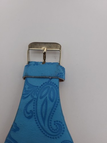 STRADA Ladies WATCH Dial Blue BAND New Battery - Picture 5 of 7