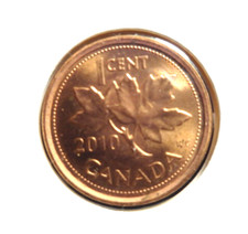 Canada 2010  1 Cent   * Non-Magnetic *  👀