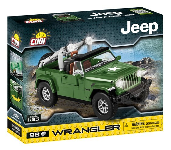 COBI Jeep Wrangler US Army Vehicle SET# 24095 (98 Pcs.) US SELLER, ARMY, 1:35