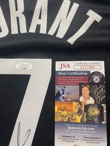 Kevin Durant Signed Brooklyn Nets Swingman Jersey Autographed Jsa Coa - Picture 3 of 5
